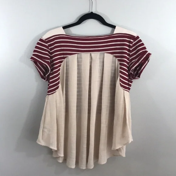 FREE PEOPLE French Kiss Tee Small - Picture 4 of 8